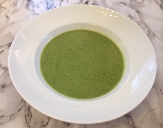 Pea Pesto and Rocket Soup