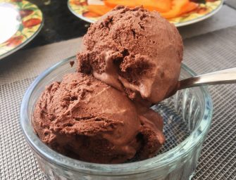 Three ingredient Chocolate Ice Cream Recipe
