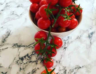 Simple Lunch Idea Tomato Red Onion Salad